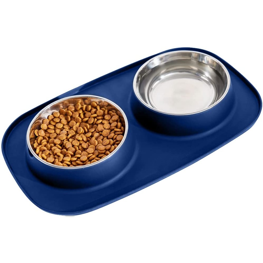 Slip-Resistant Pet Bowls - Black: image 3