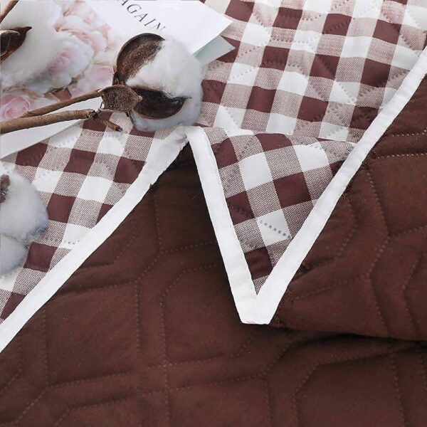 buy dog bed cover chocolate plaid